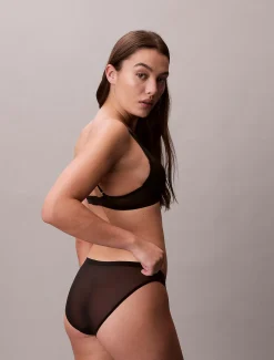 Calvin Klein Slip - Minimalist Mesh^Damen Dessous|Unterhosen