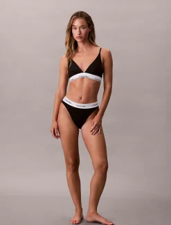 Calvin Klein Slip mit hohem Beinausschnitt - Icon Cotton Modal^Damen Unterhosen