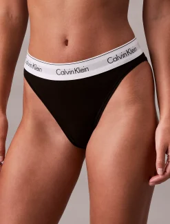 Calvin Klein Slip mit hohem Beinausschnitt - Icon Cotton Modal^Damen Unterhosen