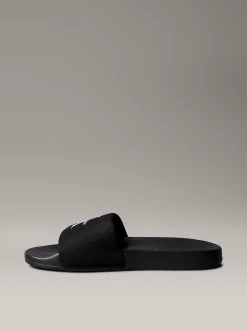 Calvin Klein Slippers aus Canvas mit Logo^Damen Slippers