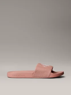 Calvin Klein Slippers aus Canvas mit Logo^Damen Slippers