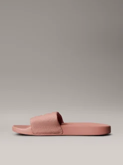 Calvin Klein Slippers aus Canvas mit Logo^Damen Slippers