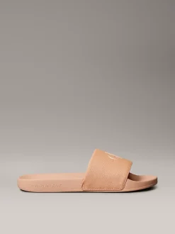 Calvin Klein Slippers aus Canvas mit Logo^Damen Slippers