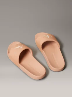Calvin Klein Slippers aus Canvas mit Logo^Damen Slippers