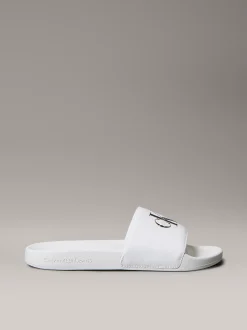 Calvin Klein Slippers aus Canvas mit Logo^Damen Slippers