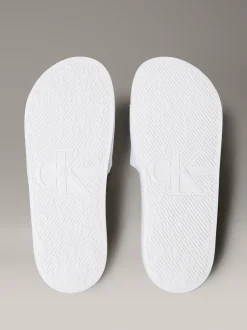 Calvin Klein Slippers aus Canvas mit Logo^Damen Slippers