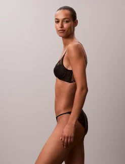 Calvin Klein Slips - CK Floral Lace^Damen Dessous|Unterhosen