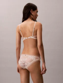 Calvin Klein Slips - CK Black Floral Lace^Damen Dessous|Unterhosen