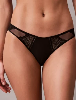 Calvin Klein Slips - CK Geo Lace^Damen Dessous|Unterhosen