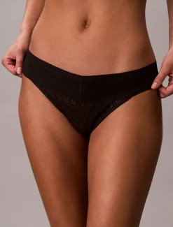 Calvin Klein Slips mit niedriger Leibhöhe - Icon Logo Lace^Damen Unterhosen