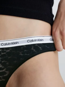 Calvin Klein Slips mit Spitzenbesatz^Damen Unterhosen