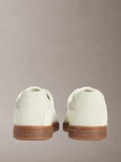 Calvin Klein Sneakers aus Leder mit charakteristischem Logo^Damen SneakerFrisch Eingetroffen