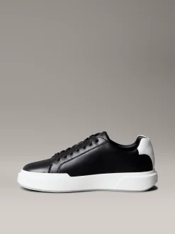 Calvin Klein Sneakers aus Leder mit charakteristischem Logo^Herren SneakerFrisch Eingetroffen