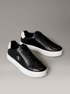 Calvin Klein Sneakers aus Leder mit charakteristischem Logo^Herren SneakerFrisch Eingetroffen