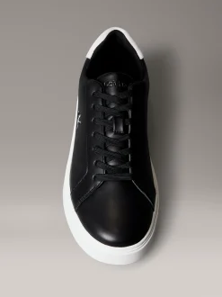 Calvin Klein Sneakers aus Leder mit charakteristischem Logo^Herren SneakerFrisch Eingetroffen