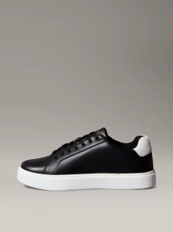 Calvin Klein Sneakers aus Leder mit charakteristischem Logo^Herren SneakerFrisch Eingetroffen
