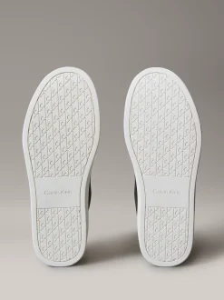 Calvin Klein Sneakers aus Leder mit charakteristischem Logo^Herren SneakerFrisch Eingetroffen