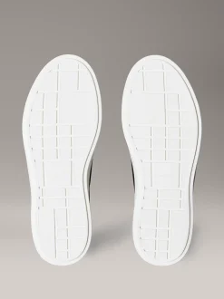 Calvin Klein Sneakers aus Leder mit charakteristischem Logo^Damen SneakerFrisch Eingetroffen