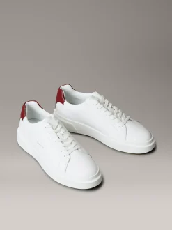 Calvin Klein Sneakers aus Leder mit charakteristischem Logo^Herren SneakerFrisch Eingetroffen
