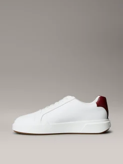Calvin Klein Sneakers aus Leder mit charakteristischem Logo^Herren SneakerFrisch Eingetroffen