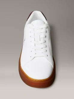 Calvin Klein Sneakers aus Leder mit charakteristischem Logo^Herren SneakerFrisch Eingetroffen