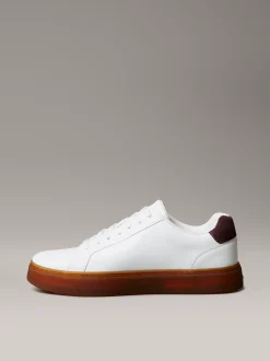 Calvin Klein Sneakers aus Leder mit charakteristischem Logo^Herren SneakerFrisch Eingetroffen