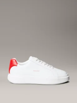 Calvin Klein Sneakers aus Leder mit charakteristischem Logo^Herren SneakerFrisch Eingetroffen