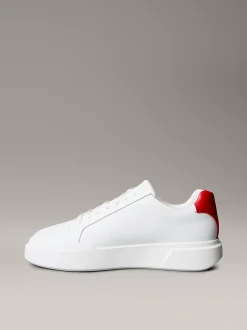 Calvin Klein Sneakers aus Leder mit charakteristischem Logo^Herren SneakerFrisch Eingetroffen