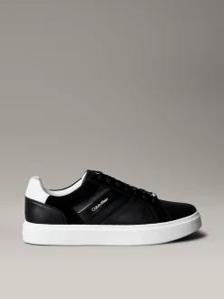 Calvin Klein Sneakers aus Leder und Wildleder mit flexibler Sohle^Herren SneakerFrisch Eingetroffen