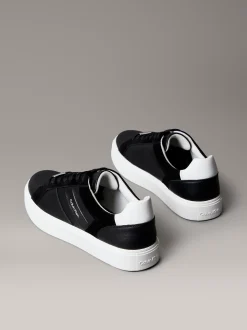 Calvin Klein Sneakers aus Leder und Wildleder mit flexibler Sohle^Herren SneakerFrisch Eingetroffen