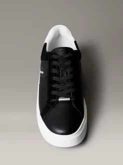 Calvin Klein Sneakers aus Leder und Wildleder mit flexibler Sohle^Herren SneakerFrisch Eingetroffen