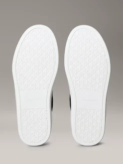 Calvin Klein Sneakers aus Leder und Wildleder mit flexibler Sohle^Herren SneakerFrisch Eingetroffen