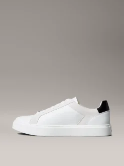 Calvin Klein Sneakers aus Leder und Wildleder mit flexibler Sohle^Herren SneakerFrisch Eingetroffen