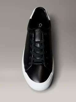 Calvin Klein Sneakers aus weichem Leder mit Logoprägung^Damen SneakerFrisch Eingetroffen