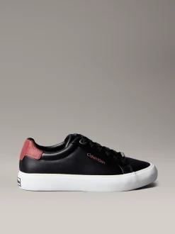 Calvin Klein Sneakers aus weichem Leder mit Logoprägung^Damen SneakerFrisch Eingetroffen