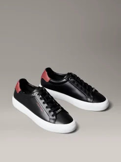 Calvin Klein Sneakers aus weichem Leder mit Logoprägung^Damen SneakerFrisch Eingetroffen