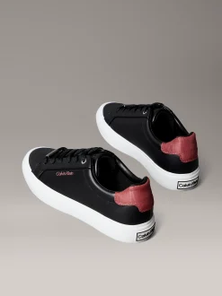 Calvin Klein Sneakers aus weichem Leder mit Logoprägung^Damen SneakerFrisch Eingetroffen