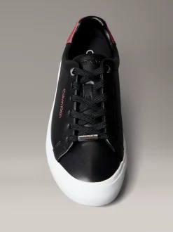 Calvin Klein Sneakers aus weichem Leder mit Logoprägung^Damen SneakerFrisch Eingetroffen