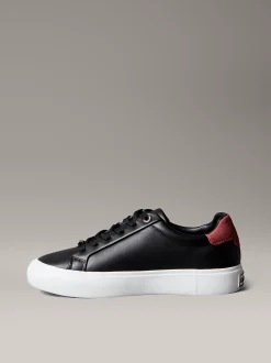 Calvin Klein Sneakers aus weichem Leder mit Logoprägung^Damen SneakerFrisch Eingetroffen