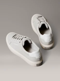 Calvin Klein Sneakers aus weichem Leder mit Logoprägung^Damen SneakerFrisch Eingetroffen