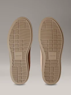 Calvin Klein Sneakers aus Wildleder mit charakteristischem Logo^Damen SneakerFrisch Eingetroffen