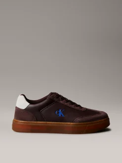 Calvin Klein Sneakers mit flexibler Sohle aus getrommeltem Leder^Herren SneakerFrisch Eingetroffen