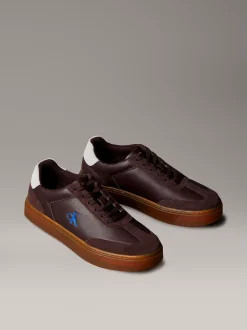 Calvin Klein Sneakers mit flexibler Sohle aus getrommeltem Leder^Herren SneakerFrisch Eingetroffen