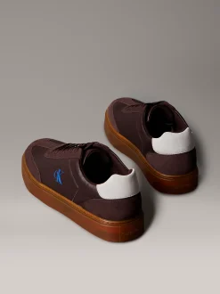 Calvin Klein Sneakers mit flexibler Sohle aus getrommeltem Leder^Herren SneakerFrisch Eingetroffen