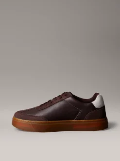 Calvin Klein Sneakers mit flexibler Sohle aus getrommeltem Leder^Herren SneakerFrisch Eingetroffen