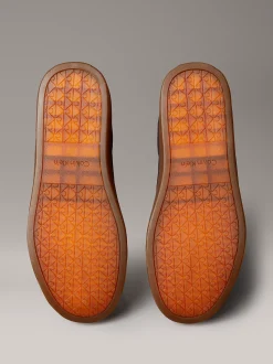 Calvin Klein Sneakers mit flexibler Sohle aus getrommeltem Leder^Herren SneakerFrisch Eingetroffen