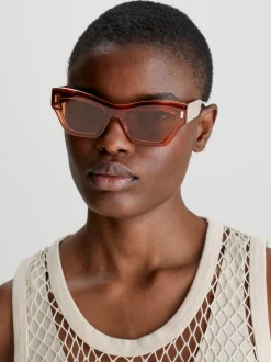 Calvin Klein Sonnenbrille Butterfly CK23503S^Damen Sonnenbrillen