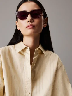 Calvin Klein Sonnenbrille Butterfly CK24505S^Damen Sonnenbrillen