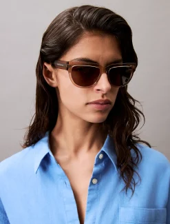 Calvin Klein Sonnenbrille Katzenauge CKJ25600S^Damen Sonnenbrillen
