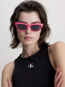 Calvin Klein Sonnenbrille Katzenauge CKJ22640S^Damen Sonnenbrillen